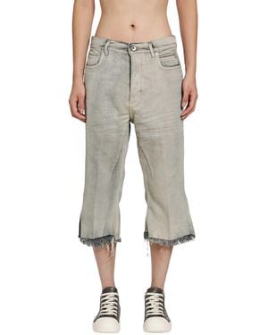 Rick Owens Tower Bolan Cutoffs - Gray