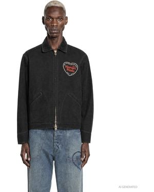 Human Made Zip-Up Work Jacket - Black