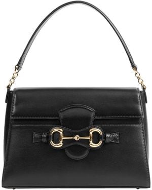 Gucci Horsebit Duomo Medium Bag - Black
