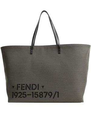Fendi Large Roll Bag - Gray
