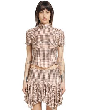 KNWLS Tess Blouse - Brown