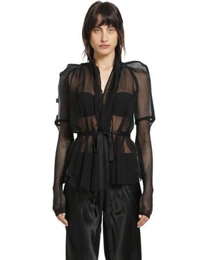 Rick Owens Temple Combo Metro Jkt - Black