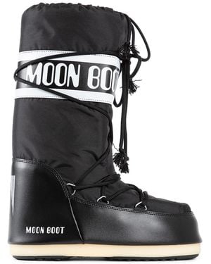 Moon Boot Icon Nylon Ski Boots - Black