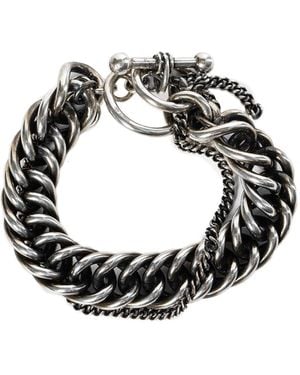 Ann Demeulemeester Hinna Double Chain Bracelet - Black
