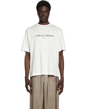 Giorgio Armani 1975 Logo T-Shirt - White