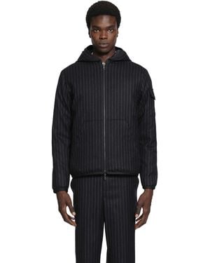Moncler Ceze Reversible Hooded Short Jacket - Black