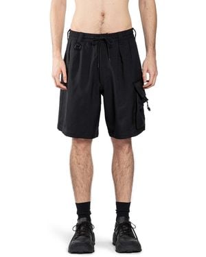 Y-3 Sport Uniform Cargo Shorts - Black