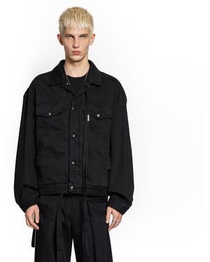 Ann Demeulemeester Patrick High Comfort Denim Blouson - Black
