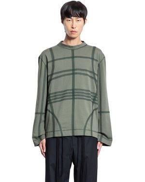 Craig Green Flatlock Long Sleeve T-Shirt - Green