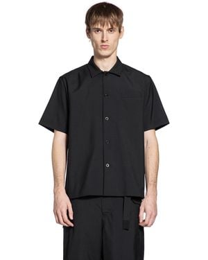 Sacai Suiting Shirt - Black