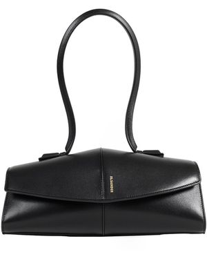Jil Sander Linea Shoulder Bag - Black