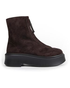The Row Zipped Boot - Black