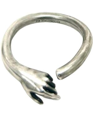 Ann Demeulemeester Paju Hand Ring - Metallic