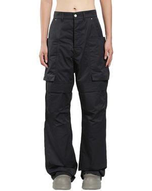 Rick Owens Tower Stefan Cargo Pants - Black