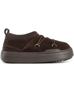 Moon Boot Park Icon Suede Trainers - Brown
