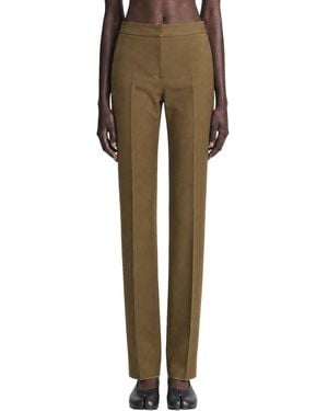 Max Mara Stretch Cotton Pants - Green
