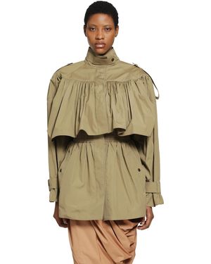 Chloé Short Trench Coat - Green
