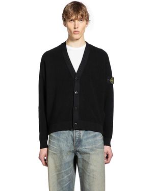 Stone Island 5100009 Cardigan - Black