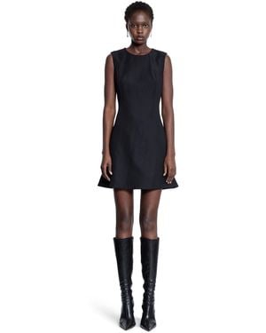 McQueen Tailored Mini Dress - Black