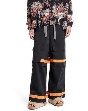 Kapital Pantaloni Ripstop Nouvelle Shuttle - Black