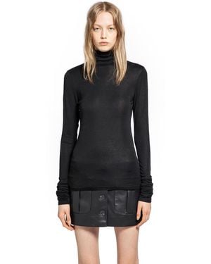THE GARMENT Bree Long Sleeve Turtleneck Top - Black