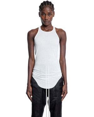 Rick Owens Forever Basic Rib Tank - White