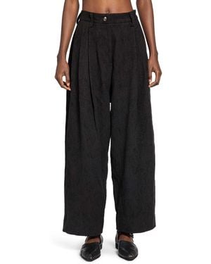 Ziggy Chen Pleated Trousers - Black