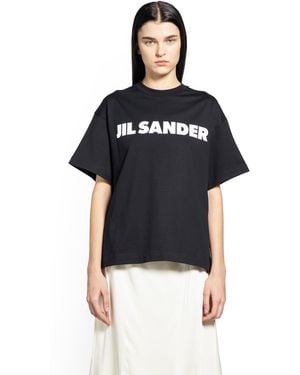 Jil Sander Cn Ss T-Shirt - Black
