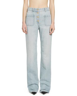 Valentino Straight Leg Jeans - Blue