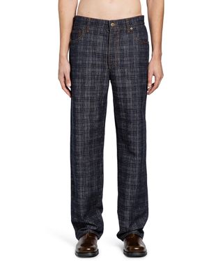 Burberry Denim Cotton Jeans - Blue