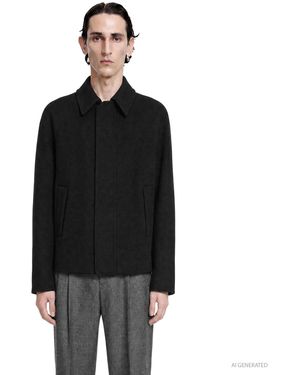 Lardini Wool Jacket - Black