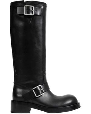 Ann Demeulemeester Arwa Engineer High Boots - Black