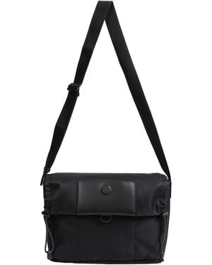 Moncler Kenton Drill Messenger Bag - Black
