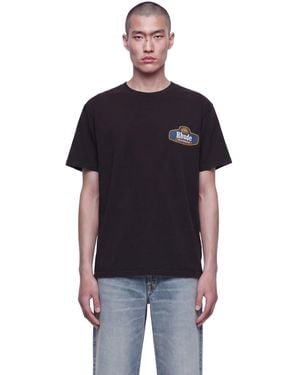 Rhude Racing Crest Tee - Black
