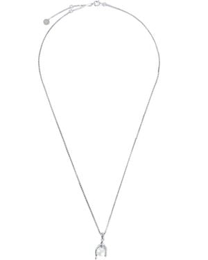 ALAN CROCETTI Nano Pearl Melt Necklace - Metallic