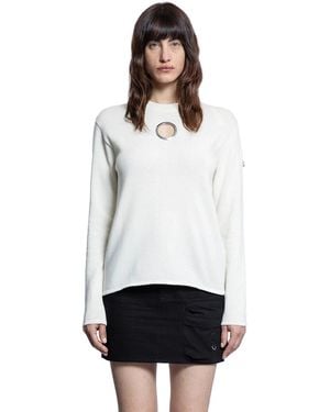 Moncler Genius Willow Smith Collaboration Wool Cashmere Jumper - White