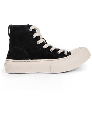 Ann Demeulemeester Sarin Mid-Top Trainers - Black