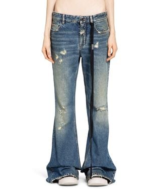 Ann Demeulemeester Toos Bootcut Jeans - Blue