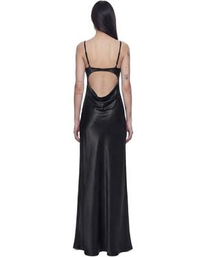 Courreges Lingerie Glossy Long Dress - Black