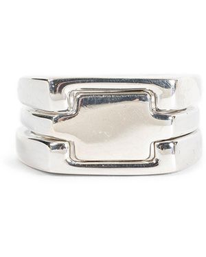 ALAN CROCETTI Puzzle Ring - White