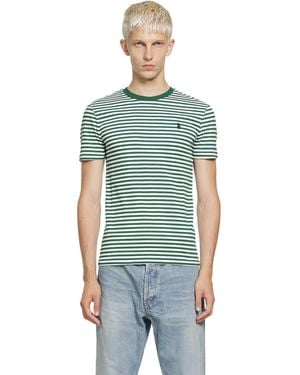Polo Ralph Lauren Custom Slim Fit Striped T-Shirt - Green