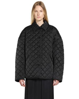 TOTEME Collared Quilted Jacket - Black