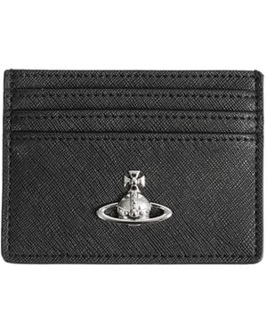 Vivienne Westwood Flat Card Holder - Black