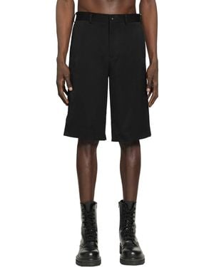 Comme des Garçons Zip-Detailed Tailored Shorts - Black