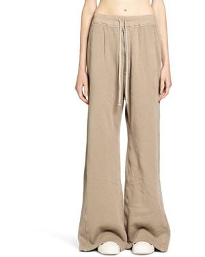 Rick Owens Wide Trousers - Natural