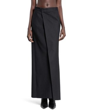Ann Demeulemeester Lykke Long Wrap Skirt - Black