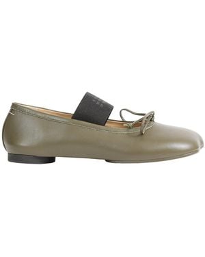 MM6 by Maison Margiela Anatmonic Numeric Ballerinas - Green