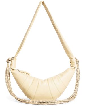 Lemaire Braid Medium Croissant Bag - Metallic