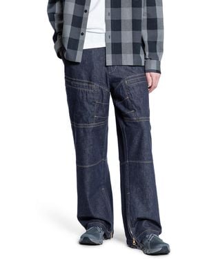 Moncler Genius Mercedes-benz By Nigo Collaboration Workwear Jeans - Blue