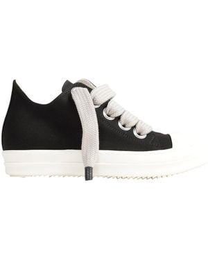Rick Owens Tower Jumbolace Low Sneaks - Black
